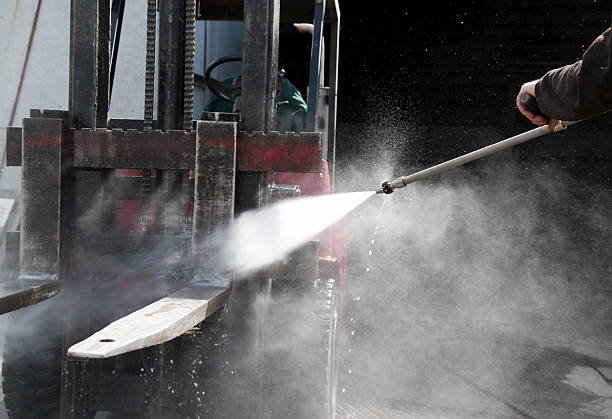 Garage Pressure Washing